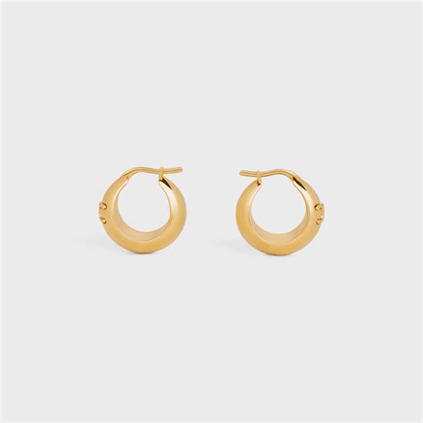 celine twisted hoops|JEWELLERY WOMEN .